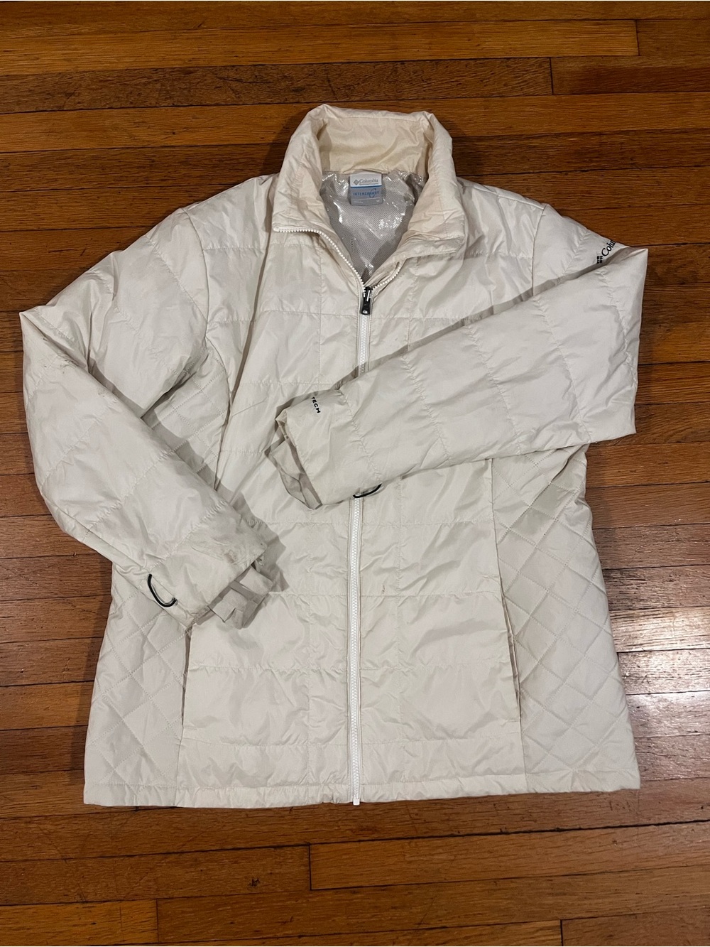 Columbia Women's Cream Quilted Puffer Jacket